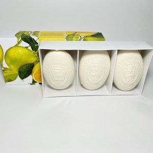 La Florentina BOBOLI CITRUS 3 Bars X 5.3 oz/ 150 g Embossed Luxury-Italy
